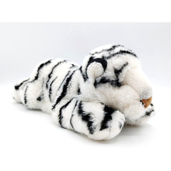 Russ Berrie Plush White Snow Tiger Chandani Stuffed Animal - Picture 2 of 5